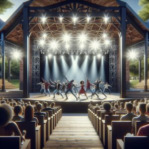 Outdoor theater performance venue