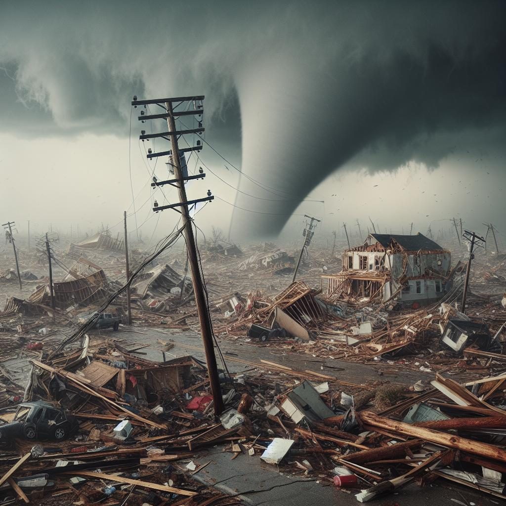 Tornado aftermath in Franklin