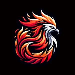 Phoenix mascot logo creation.