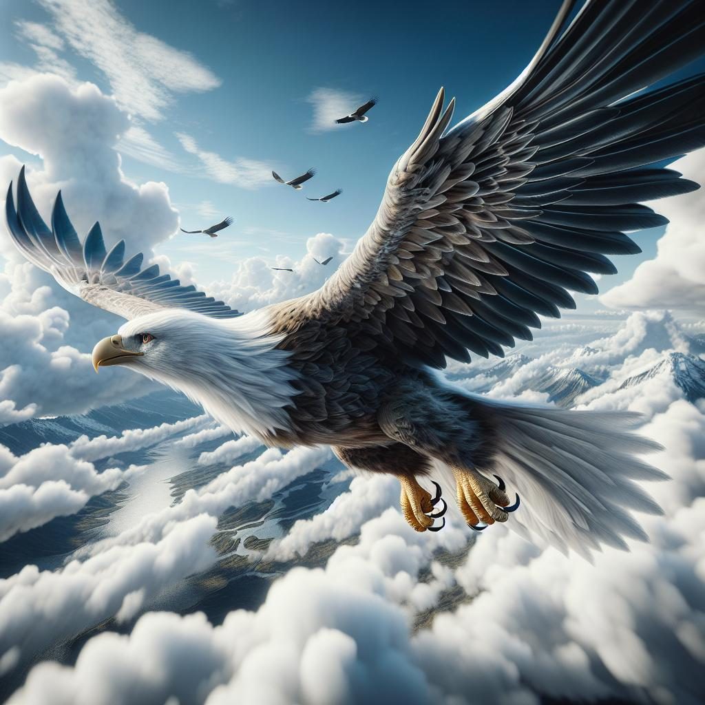 Eagles soaring triumphantly