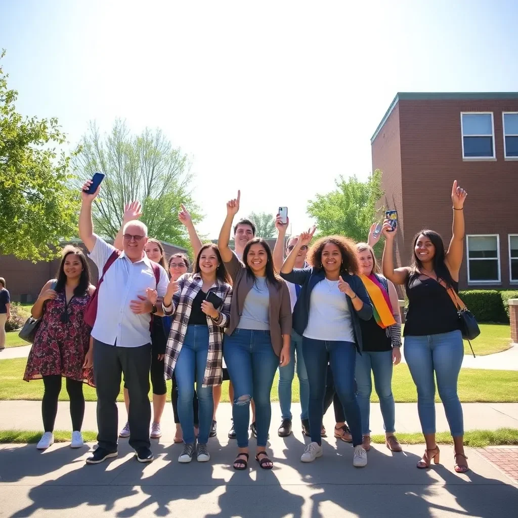 Greenwood Residents Celebrate Sunny Day Amid Leadership Changes at Charter Academy