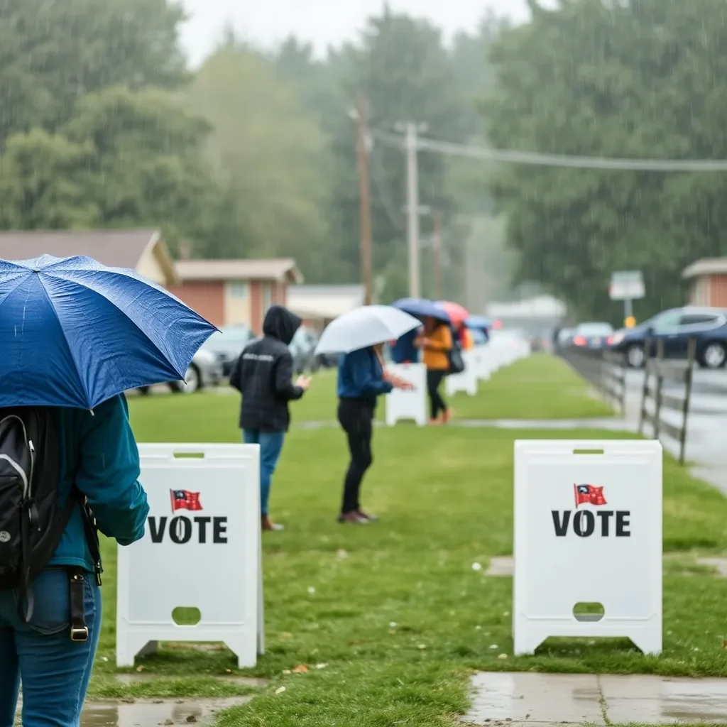 Greenwood County Experiences High Voter Turnout Amidst Rainy Weather