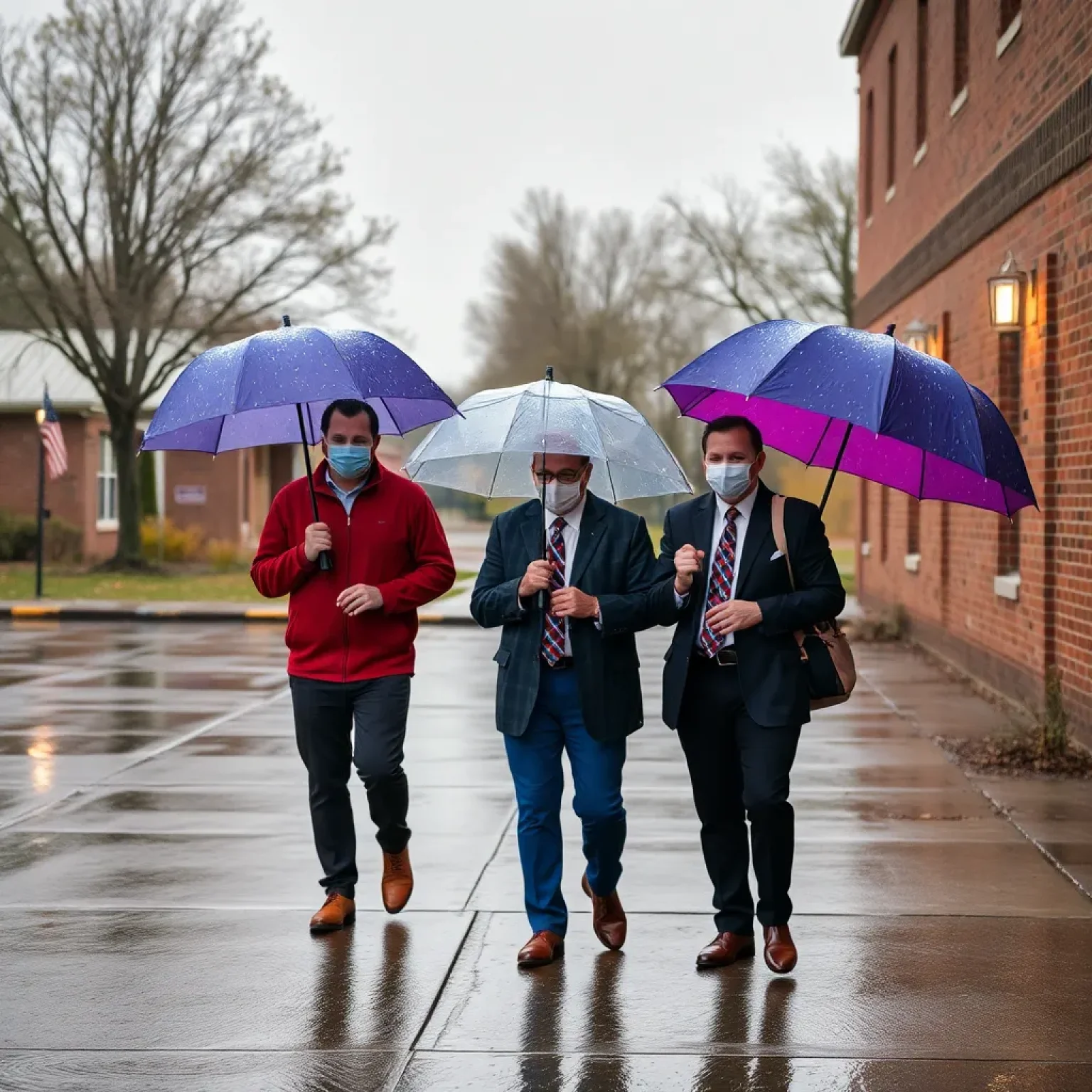 Rainy Day in Abbeville Marks New Beginnings for School Board Members