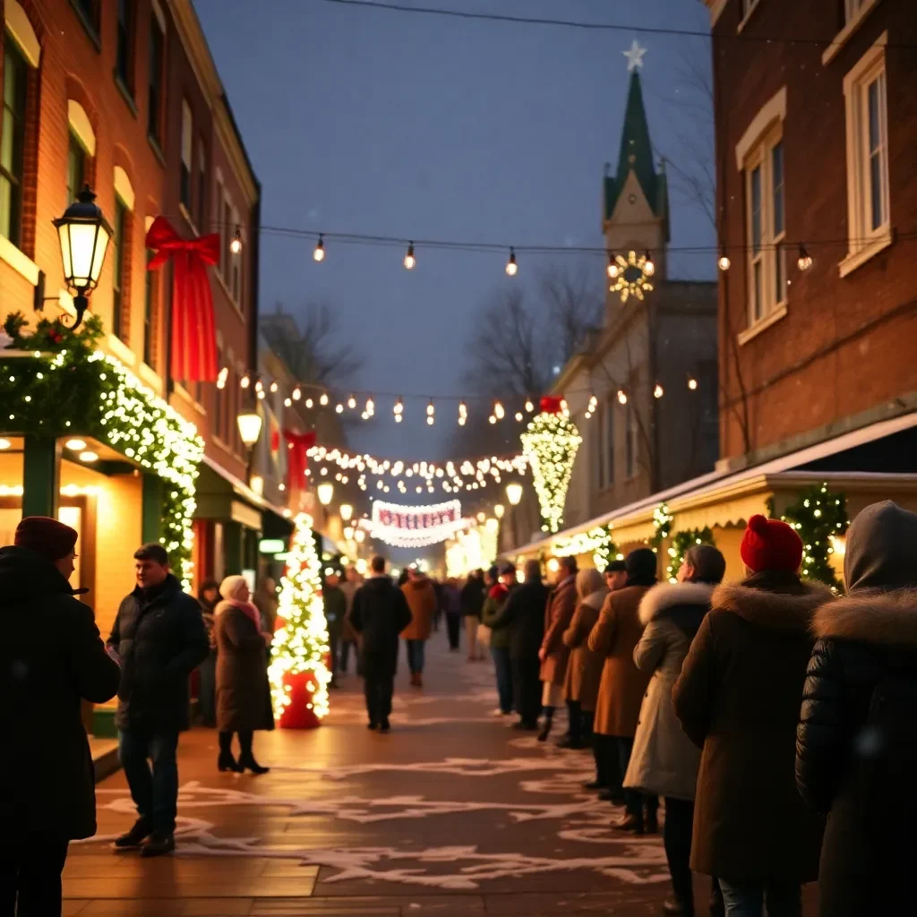 Greenwood Celebrates Holiday Spirit with Uptown Open House Despite Chilly Weather