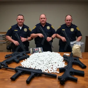 Greenwood Police Conduct Major Drug Bust, Seizing Thousands of Fentanyl Pills and Firearms