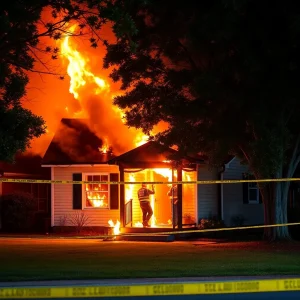 Tragic Stabbing Incident Sparks Deadly House Fire in Silverstreet, South Carolina