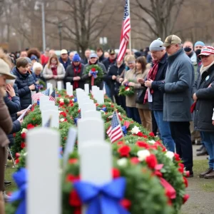 Greenwood Community Gathers for Heartfelt Ceremony to Honor Veterans with Wreaths Across America