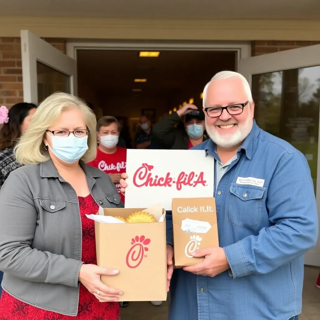 Greenwood Community Unites to Celebrate Generosity of Local Couple Who Donated 202,000 Chick-fil-A Points to Feed Those in Need