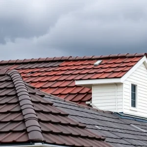 Roofing materials suitable for high-wind areas including metal, tile, and slate.