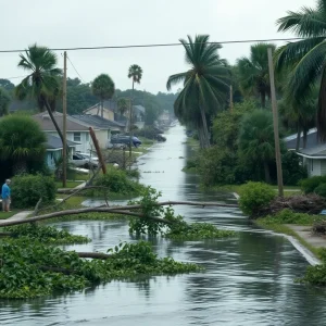 Destruction caused by Hurricane Milton