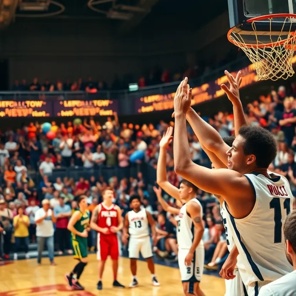 KJ Lewis showcasing basketball skills