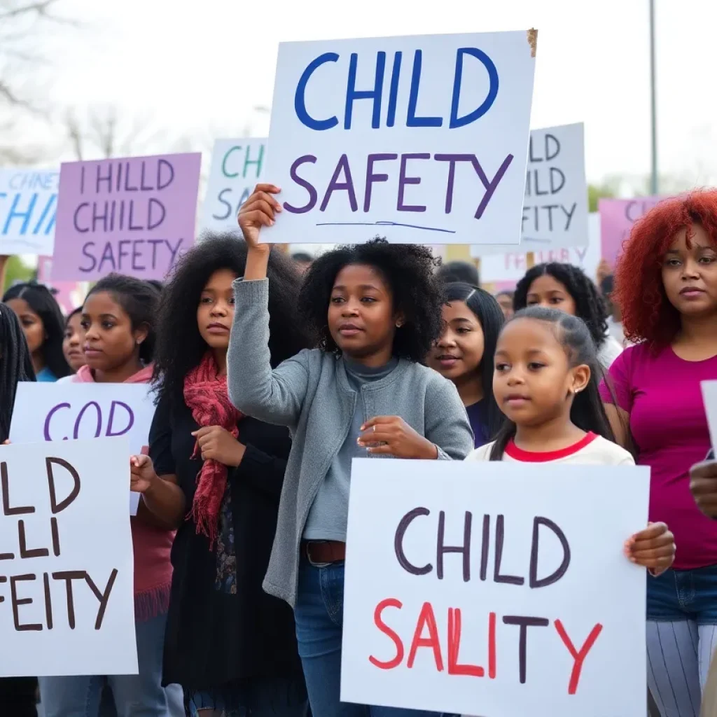 Residents rallying for child safety in Greenwood