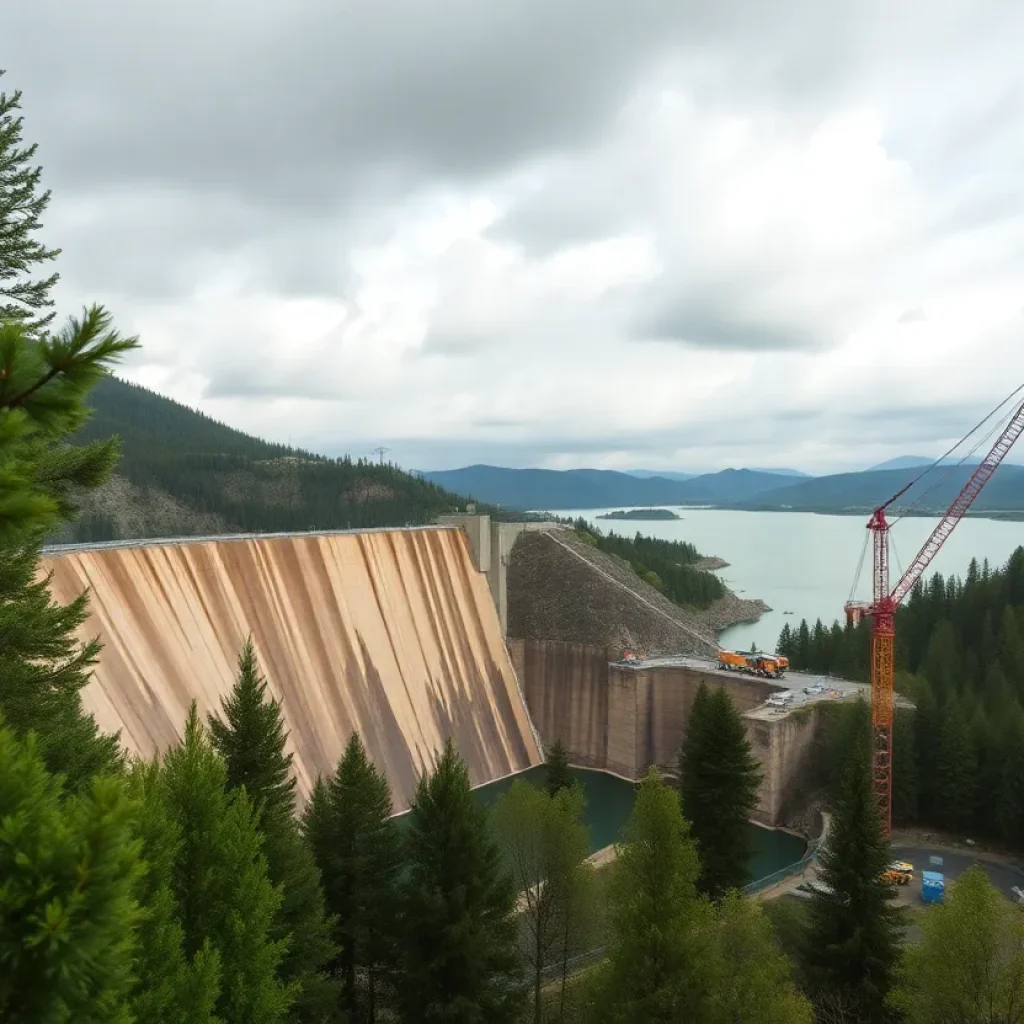 Construction of the Greenwood County Hydro Project