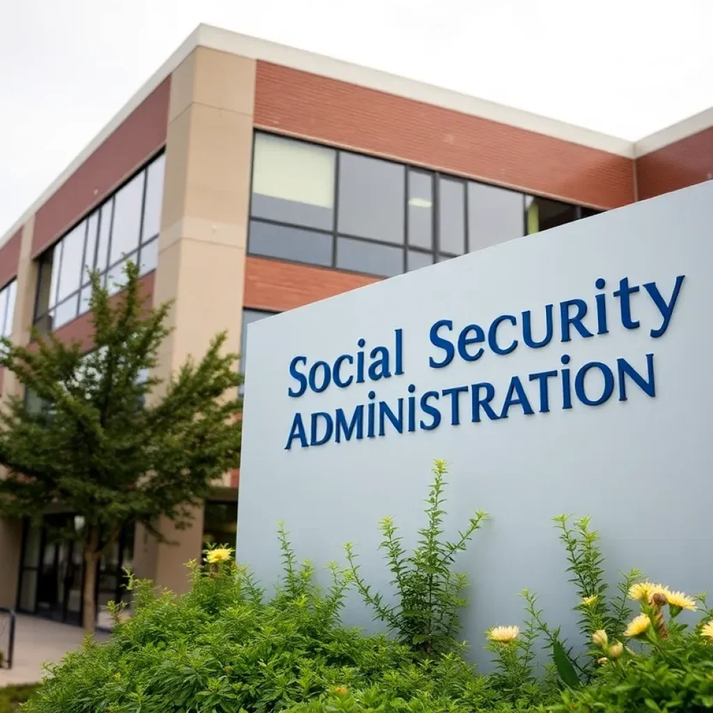 Exterior of the Greenwood Social Security Administration office